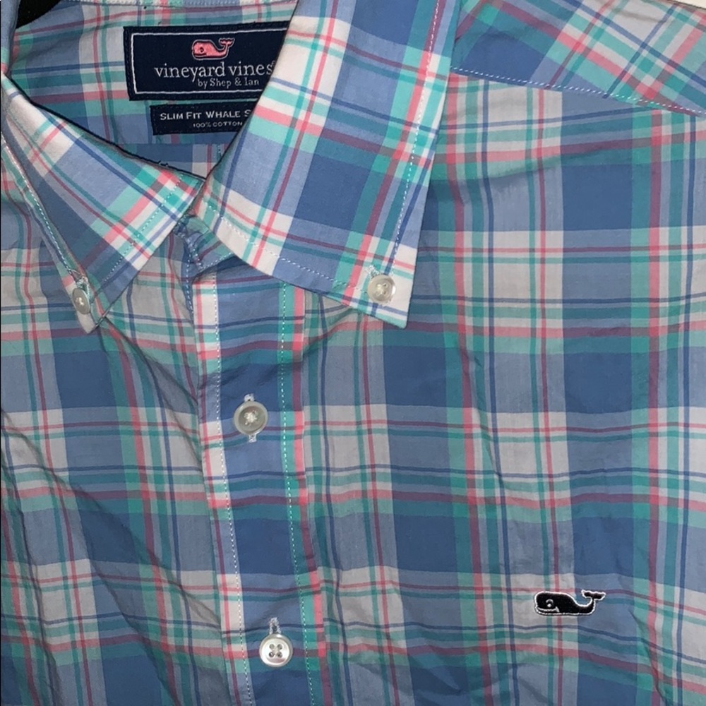 Men’s Vineyard Vines Slim Fit Whale Shirt size s